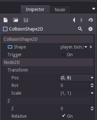 CollisionShape2D Shape